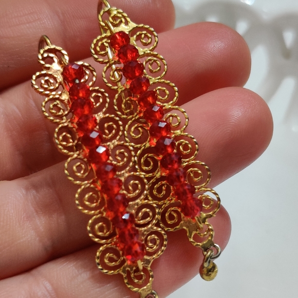 Filigree Oaxacan traditional Earrings - Picture 6 of 9